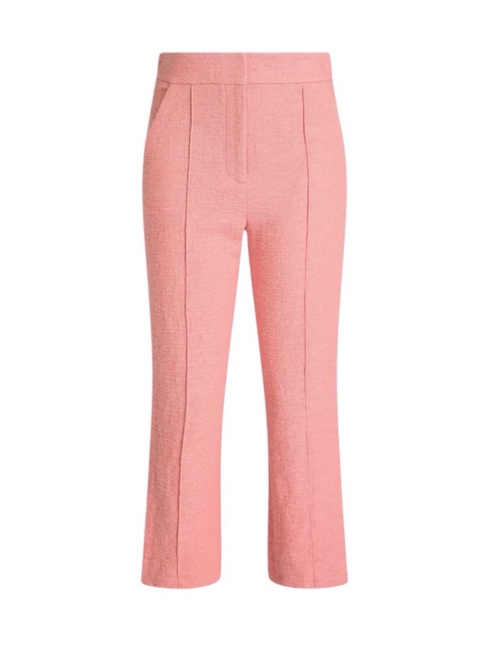 NEW VERONICA BEARD size 2 Kick Flare Pant Tani Textured Cropped Trouser